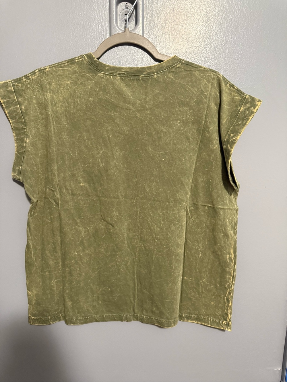 Zenana Mineral Wash Pocket Tee | Olive - Women - Picture 3 of 3